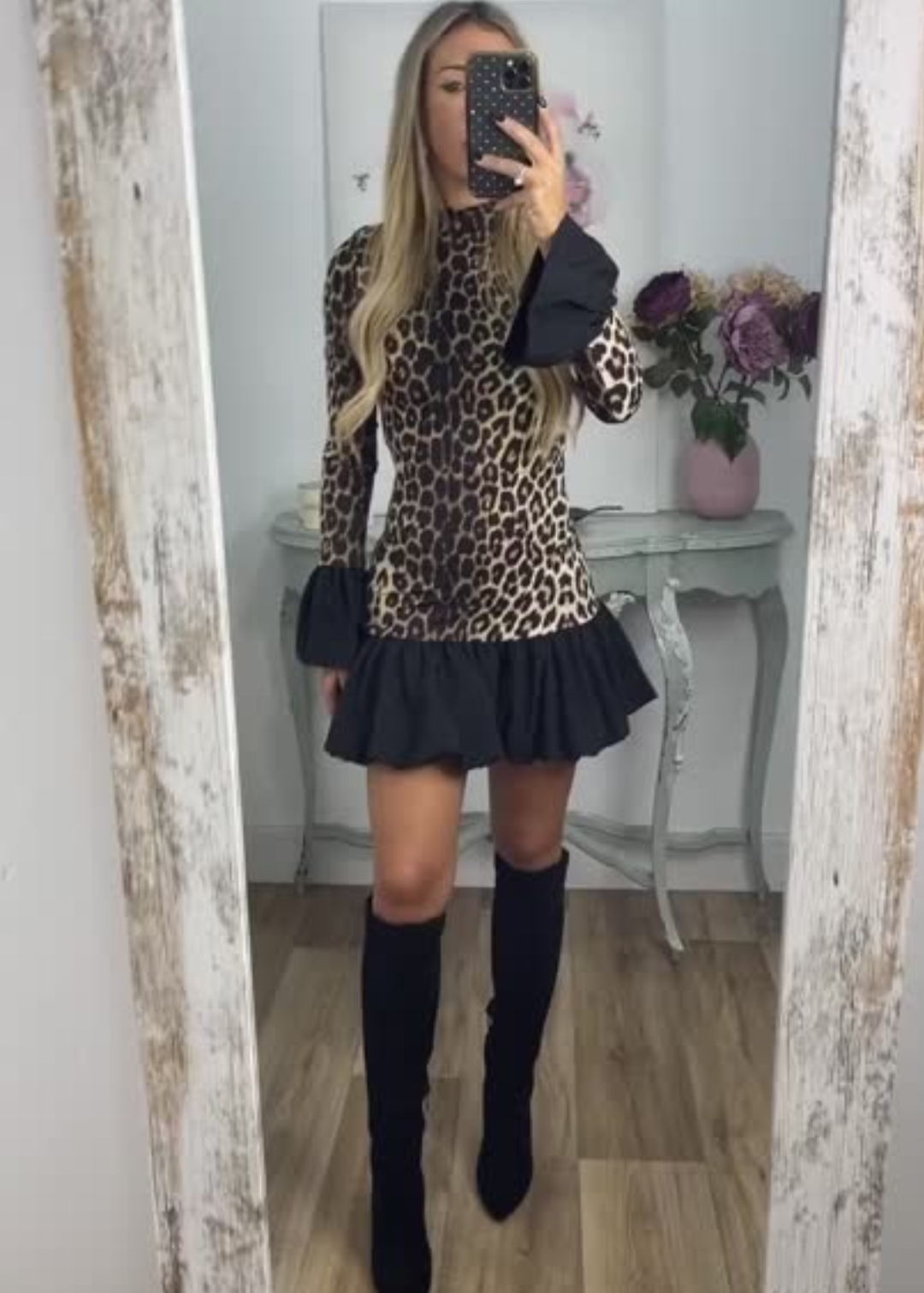 SOLA | LEOPARD PRINT DRESS